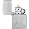 Zippo 2024 Zippo 205 Vintage Dance Design, Satin Chrome ZIP-48728 - alternate 2